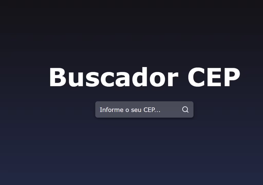Buscador CEP